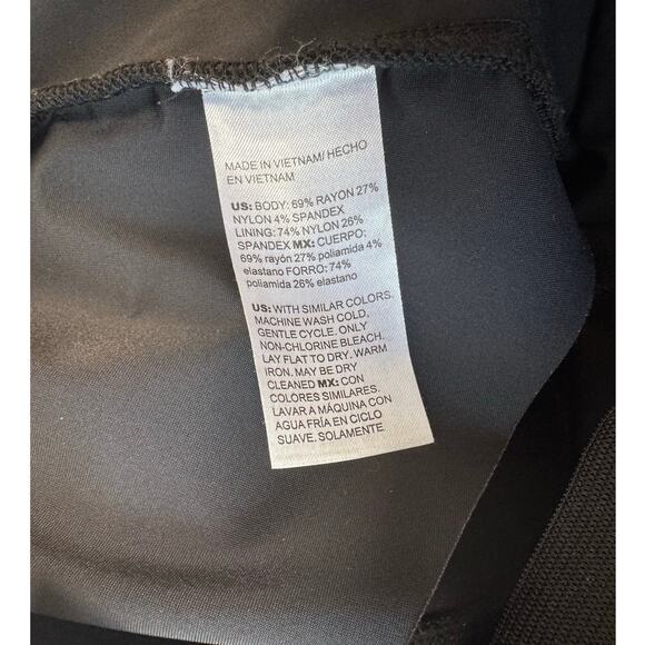 CHICOS Woman's Black Dress Pants size 2.5, Stretchy with Wide Waistband - Picture 8 of 11